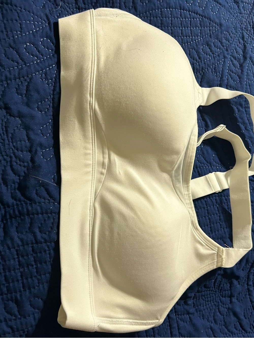 Avia Cream Wireless Padded Sports Bra
